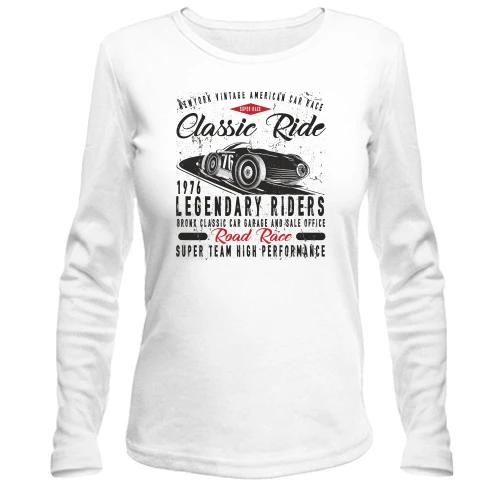 Жіночий лонгслів Classic Ride Legendary Riders
