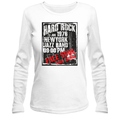 Жіночий лонгслів Hard Rock 1976 New York