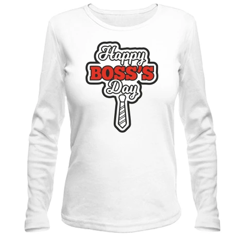 Жіночий лонгслів Happy Boss's Day
