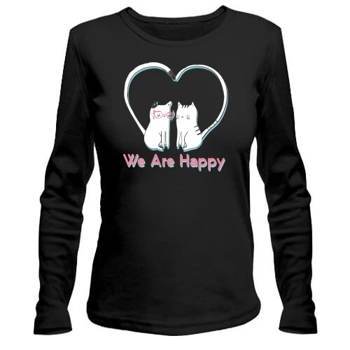 Жіночий лонгслів We Are Happy Cats
