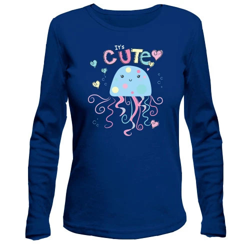 Женский лонгслив Cute Jellyfish
