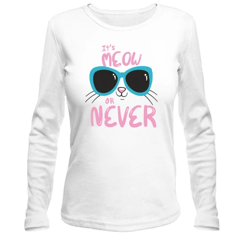 Жіночий лонгслів It's Meow or Never