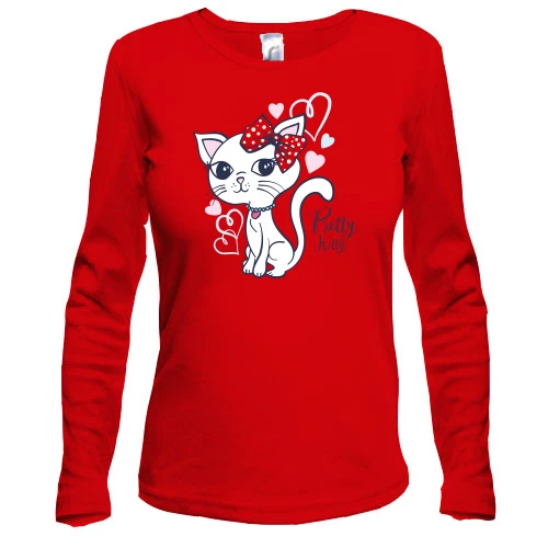 Жіночий лонгслів Pretty Kitty