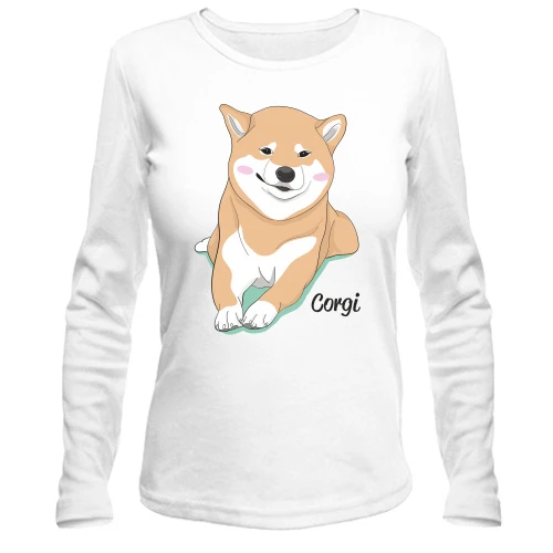 Жіночий лонгслів Corgi