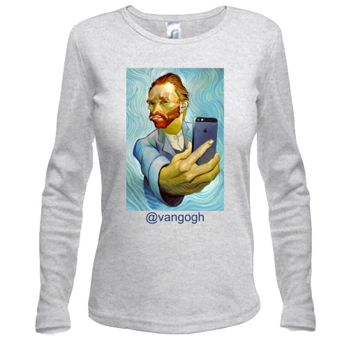 Женский лонгслив @vangogh селфи