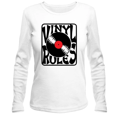 Женский лонгслив Vinyl Rules