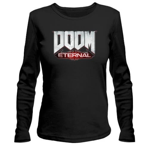 Женский лонгслив, Черный, Doom Eternal