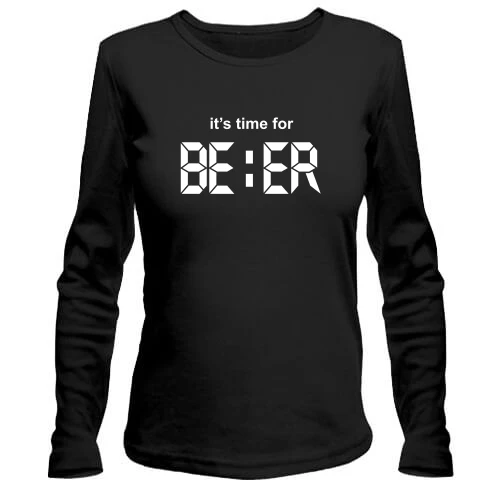 Жіночий лонгслів It's time for BEER
