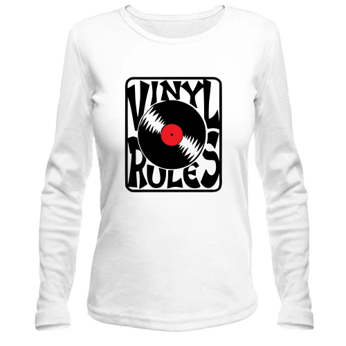 Жіночий лонгслів Vinyl Rules (2)