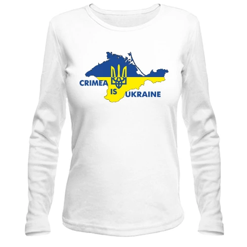 Жіночий лонгслів Крим – це Україна