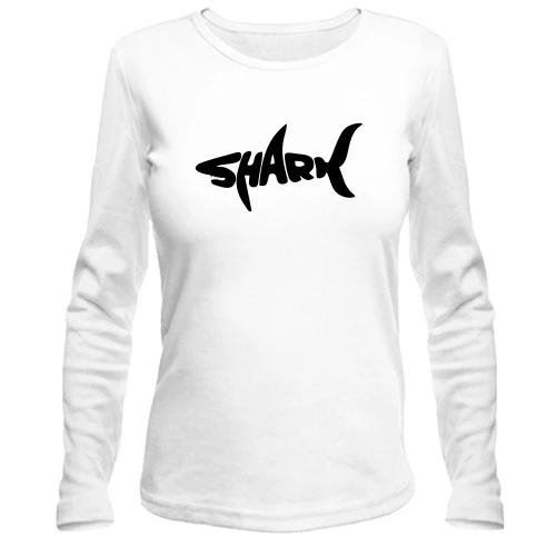 Жіночий лонгслів Shark word