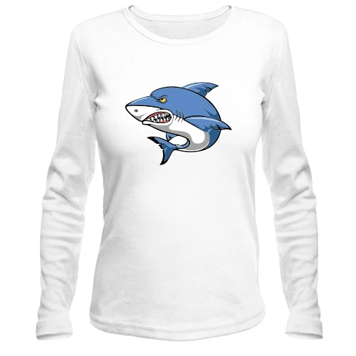 Жіночий лонгслів Angry Shark