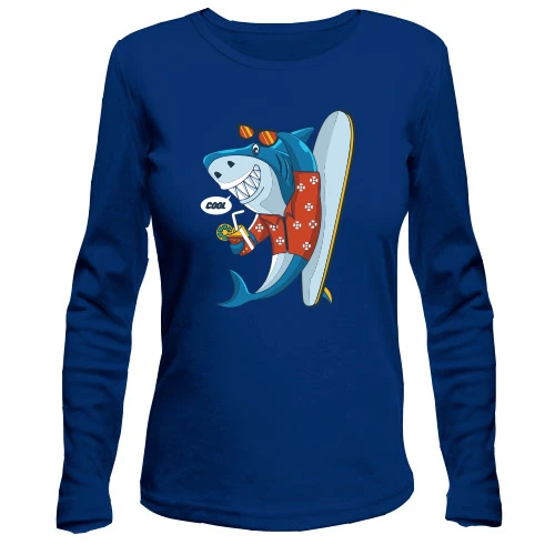 Жіночий лонгслів Shark Hipster