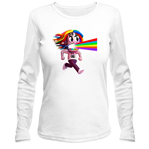 Жіночий лонгслів Tekashi rainbow