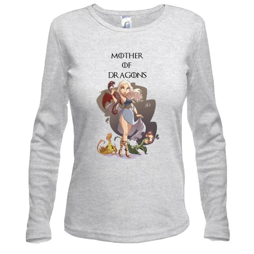 Женский лонгслив Mother of Dragons art