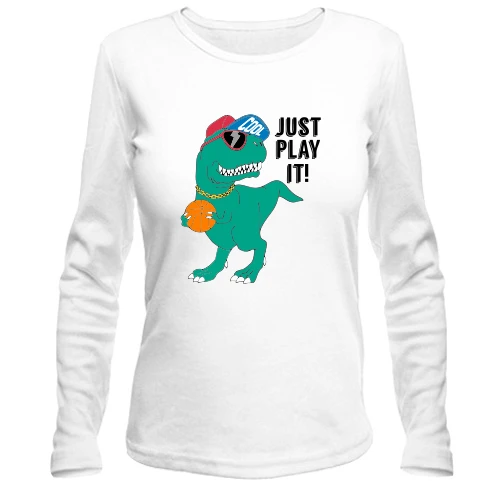 Женский лонгслив Just play it