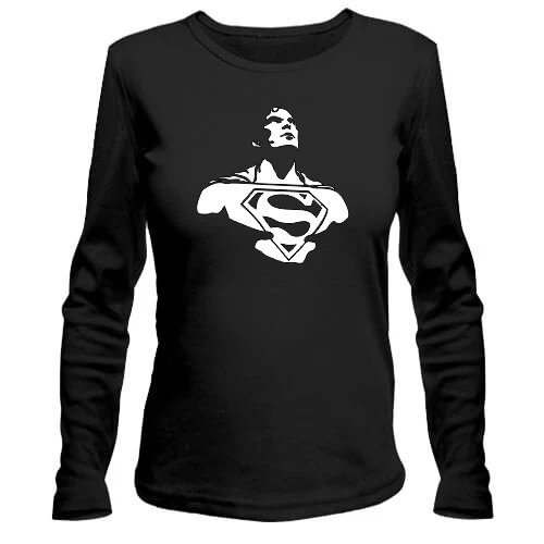 Жіночий лонгслів Super Man art