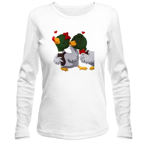 Жіночий лонгслів Duck couple