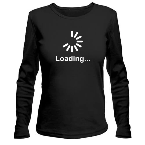 Женский лонгслив, Черный, Loading...
