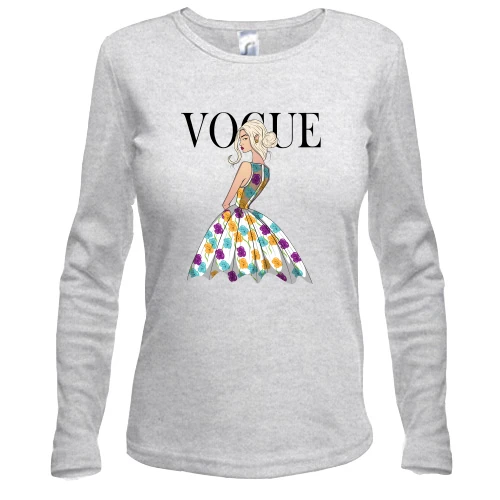 Женский лонгслив VOGUE blonde girl
