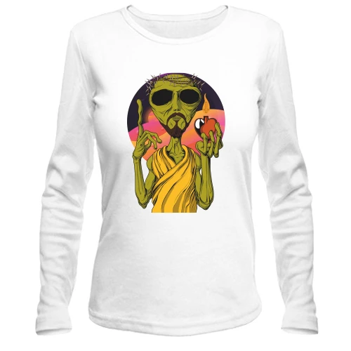 Женский лонгслив Alien Jesus