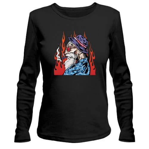 Женский лонгслив Fire grandfather