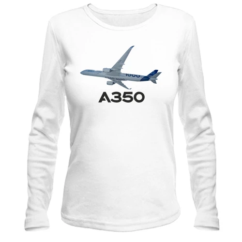 Женский лонгслив Airbus A350