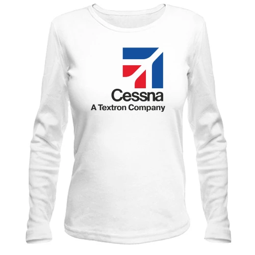 Женский лонгслив Cessna logo