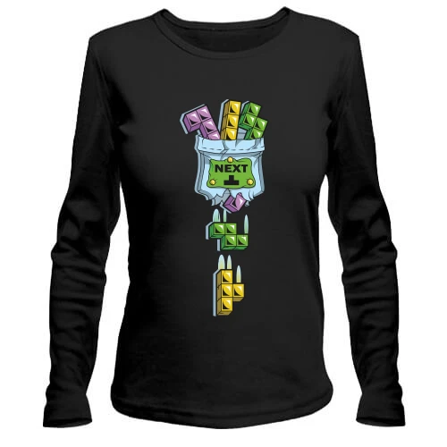 Женский лонгслив Tetris