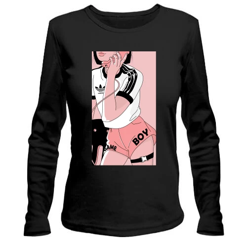Женский лонгслив Girl in adidas