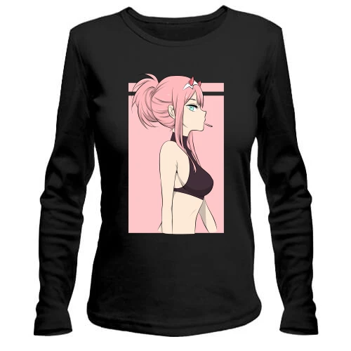 Женский лонгслив Pink girl