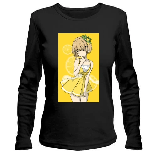 Женский лонгслив Lemon Girl