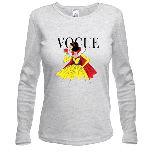 Жіночий лонгслів VOGUE Snow White