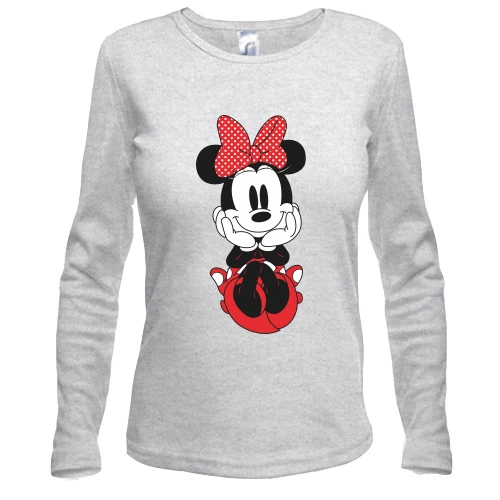 Жіночий лонгслів Minnie Mouse smiles