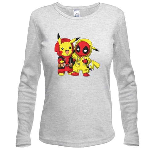 Жіночий лонгслів Stitch and mickey mouse