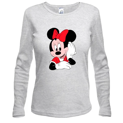 Жіночий лонгслів Minnie Mouse smiles.