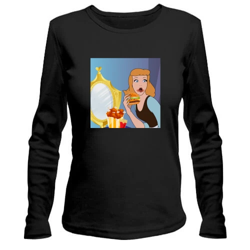 Жіночий лонгслів Cinderella eating