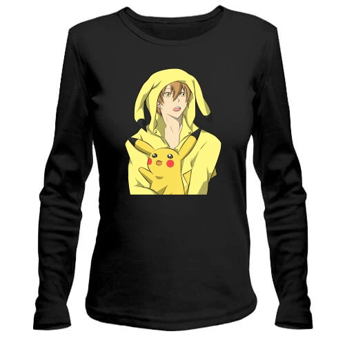 Жіночий лонгслів Pikachu boy