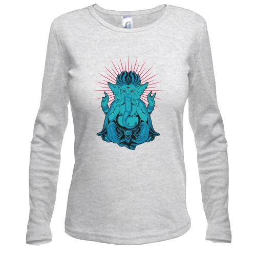 Жіночий лонгслів Elephant Buddha