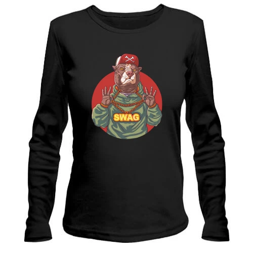 Жіночий лонгслів Bulldog SWAG