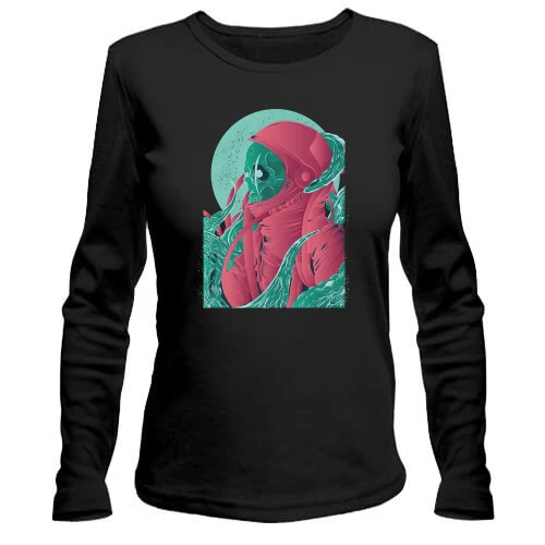 Женский лонгслив Astronaut Skull