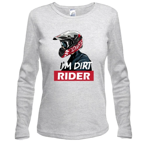 Жіночий лонгслів I'm a dirty rider