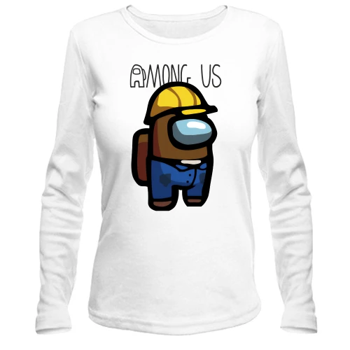 Жіночий лонгслів Among Us Builder