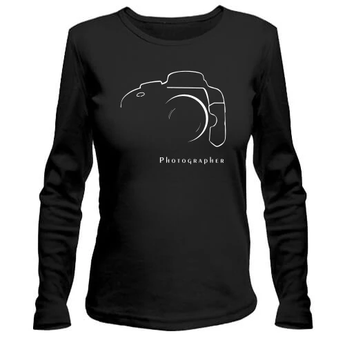 Женский лонгслив Photographer