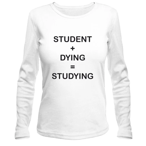 Женский лонгслив Studying