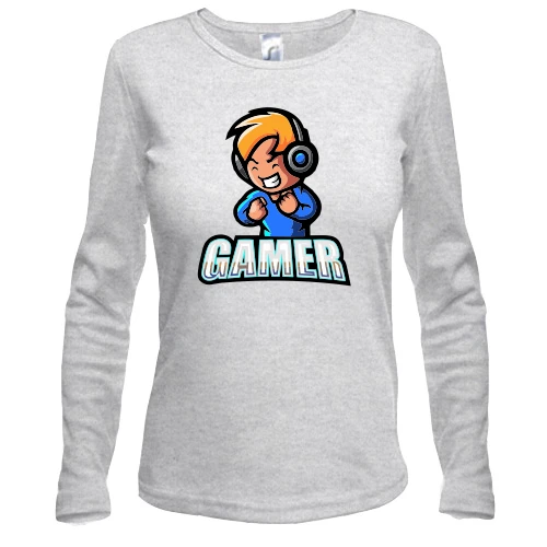 Женский лонгслив Gamer.