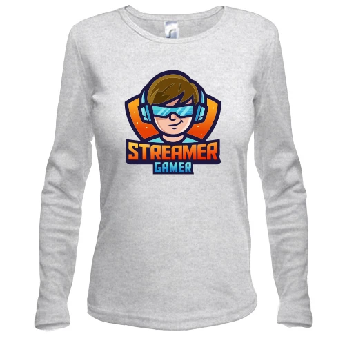 Жіночий лонгслів Streamer gamer