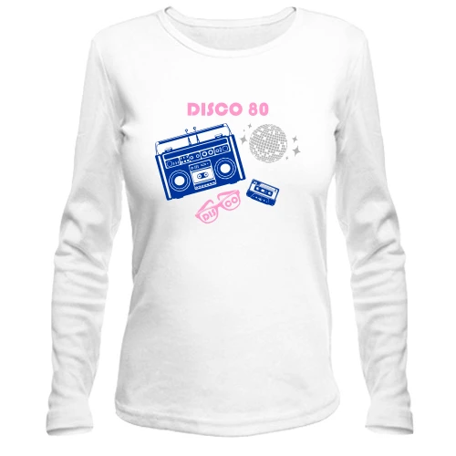 Жіночий лонгслів DISCO 80
