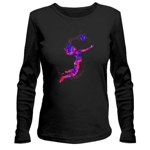 Женский лонгслив Volleyball player