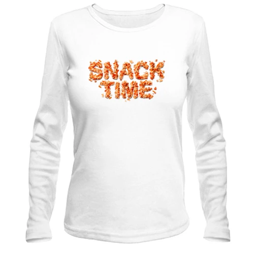 Женский лонгслив Snack Time (2)